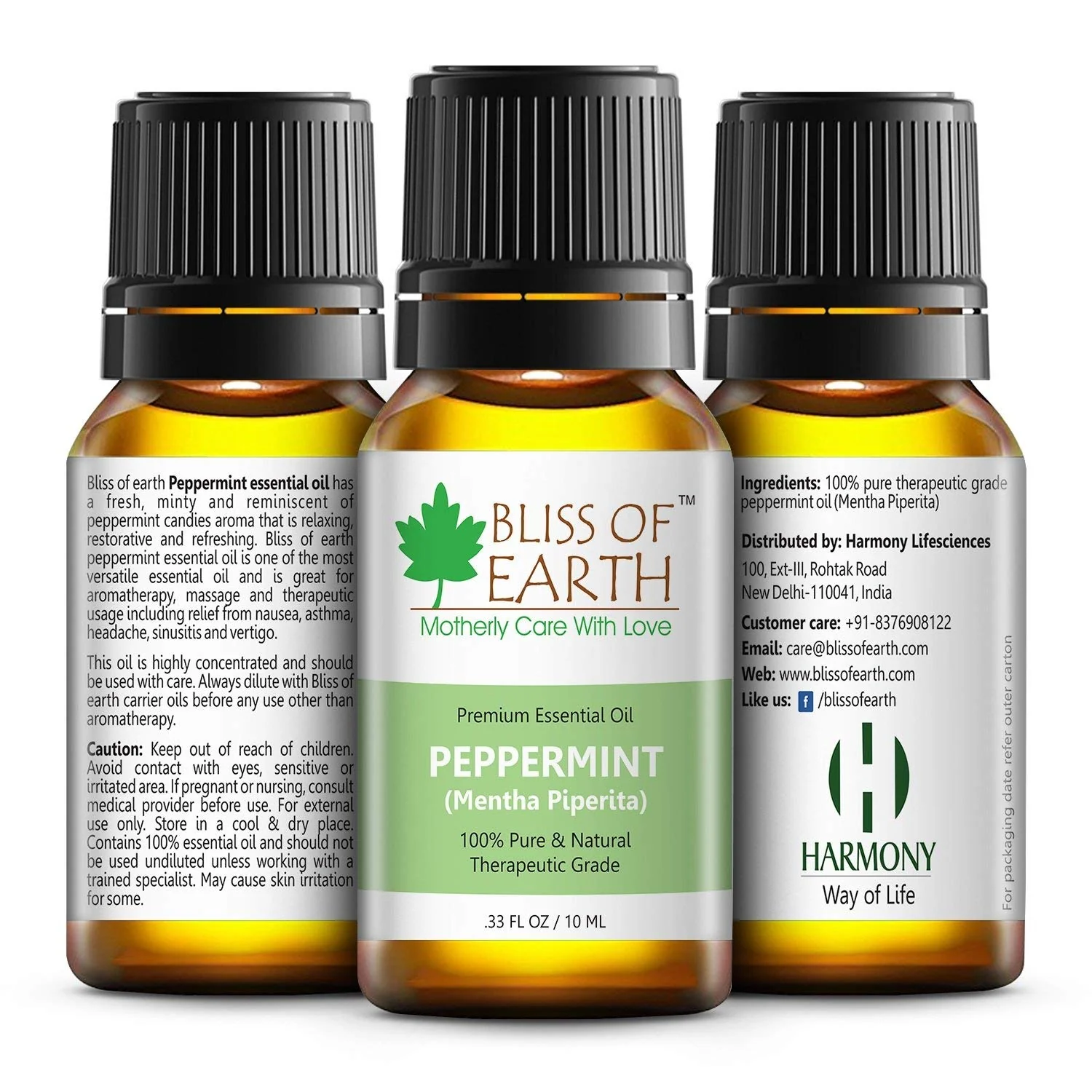 Bliss of earth 100% Pure Lavender Essential Oil & Peppermint Natural Essential oil combo (10ml) therapeutic Grade (pack of 2) - Image 3