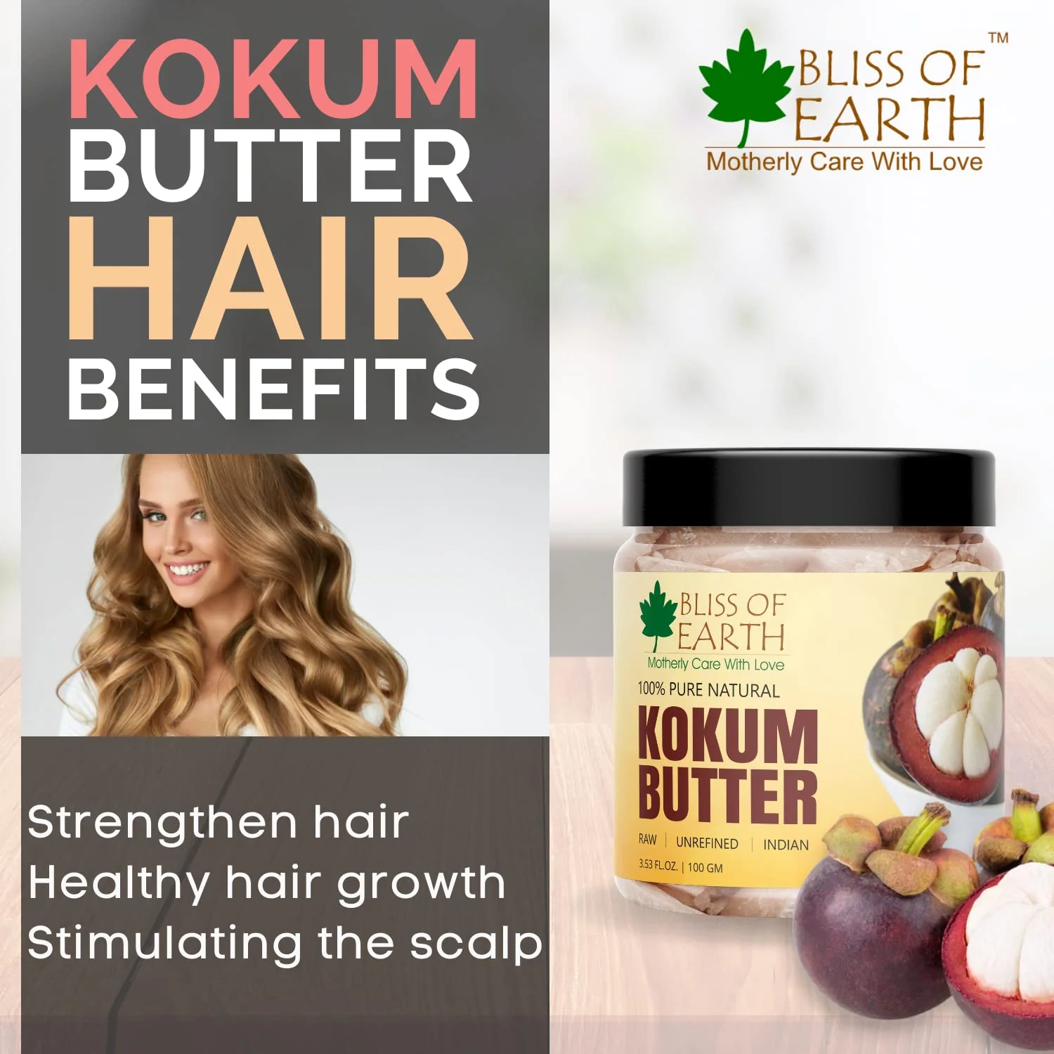 Kokum Butter Raw, 200GM Refill Pack - Image 4