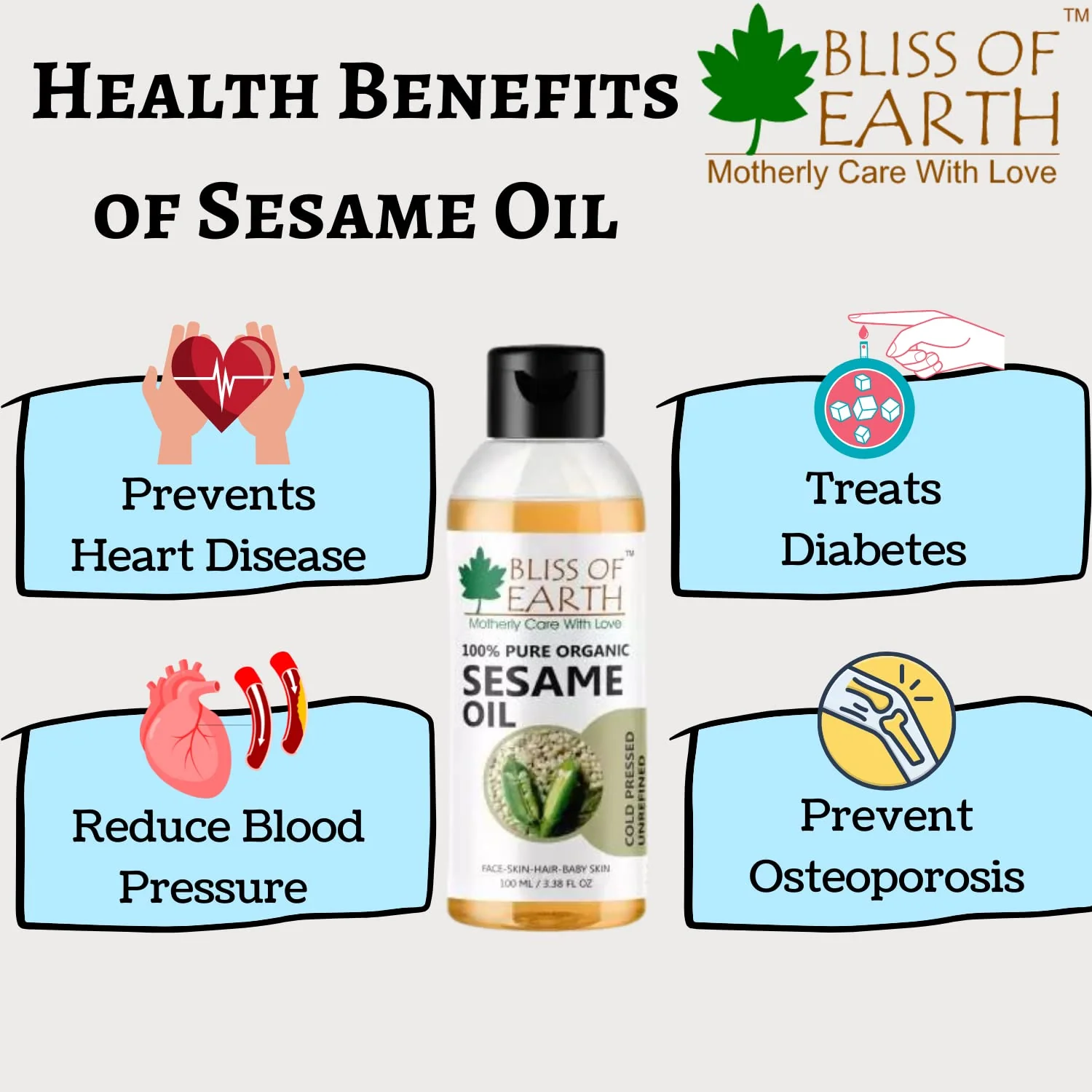 Certified Organic Sesame Oil 100 ml - Image 4