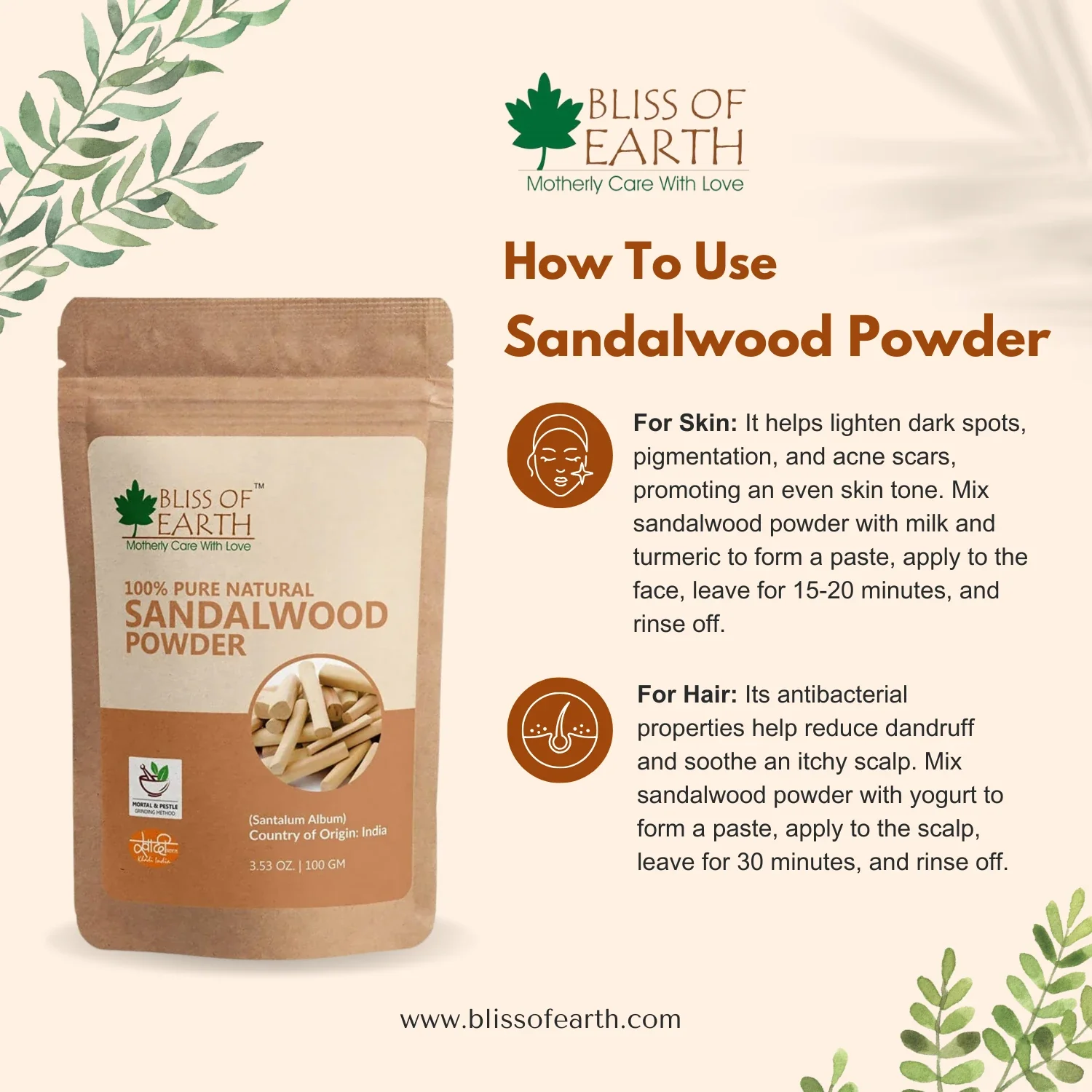 Pure Sandal Wood Powder - Image 4